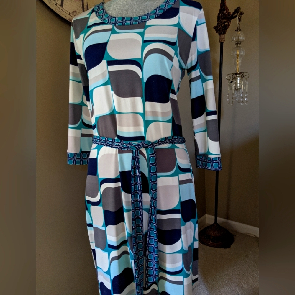 Banana Republic dress stretchy belted Small